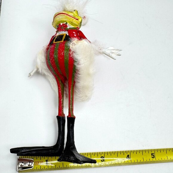 Department 56 Krinkles Frog King Figurine Retired 2001 Handcrafted Holiday 6" - Picture 3 of 9